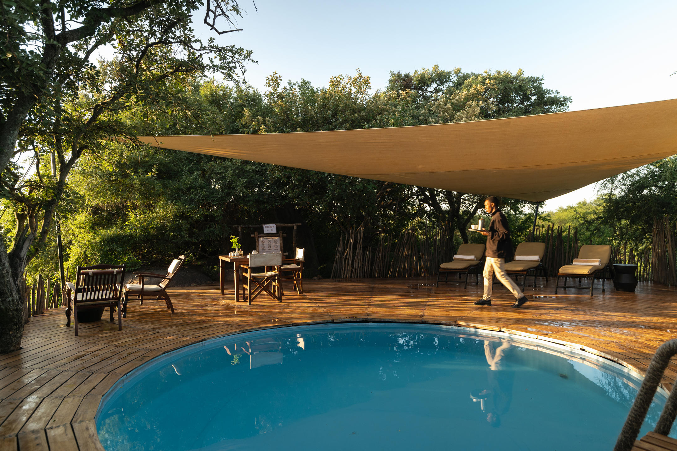 Guest area at Serengeti Pioneer Camp