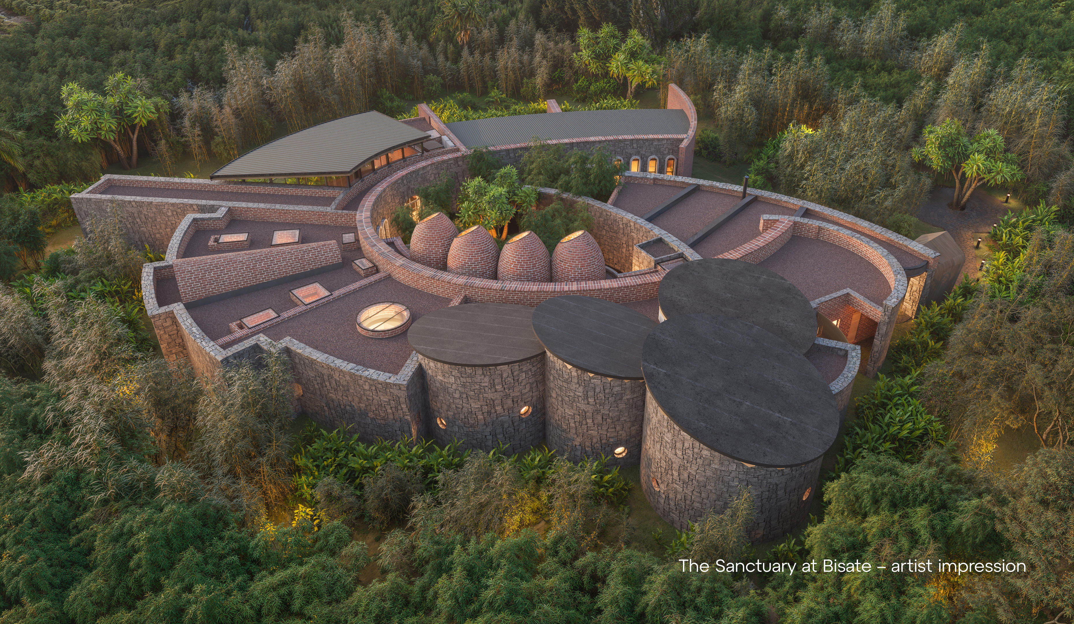 Bisate Reserve lodge setting in Rwanda