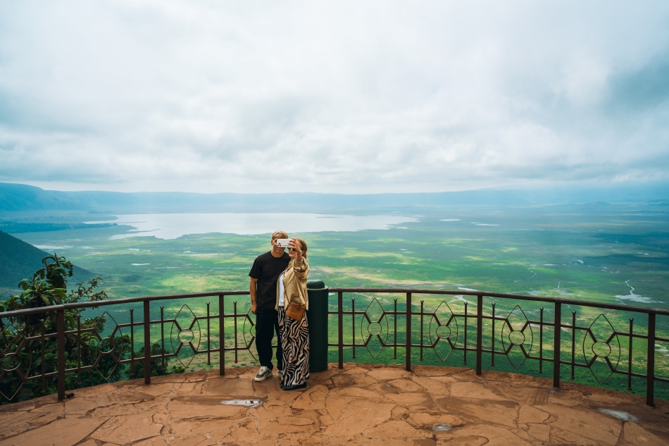 THE TANZANIA LUXURY SAFARIS custom open vehicle tracking wildlife in northern circuit parks